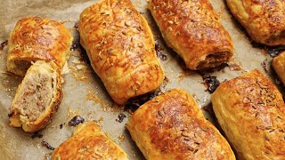 I made the best sausage rolls I ever had You should try making them from scratch Its worth doing [upl. by Aubreir]