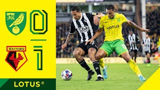 HIGHLIGHTS  Norwich City 01 Watford [upl. by Anertac]