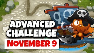 BTD6 Advanced Challenge  1 Tower  November 9 2023 [upl. by Ronym]