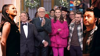 Selena Gomez Kieran Culkin Crash Steve and Martins SNL [upl. by Gnoy]