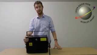 Laser Know How Hyper Series Laser Light Projector Demo [upl. by Anifad]