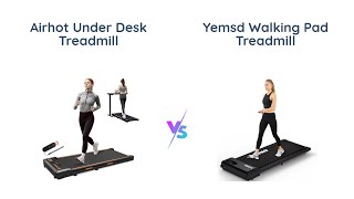 AIRHOT vs Walking Pad Under Desk Treadmill Comparison 🏃🚶‍♂️ [upl. by Ardnoel]