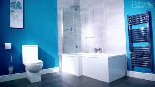 LShaped Square Shower Bath [upl. by Seward]