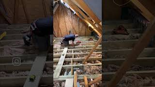 Loft conversion carpentry work loftconversion builder loft construction loftextension [upl. by Thea]