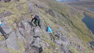 Climbing Carrauntoohil by Brother OSheas Gully [upl. by Louise]