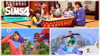 RÉACTION  INFOS OFFICIELLES LES SIMS 4 ESCAPADE ENNEIGÉE ❄ VOD Twitch [upl. by Najed]