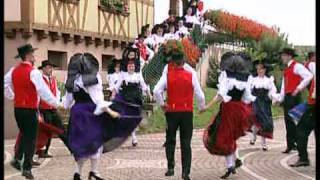 FOLKLORE dALSACE  DANSE DES VACHERS par HOLATRIO HOPSASA [upl. by Yelahs]