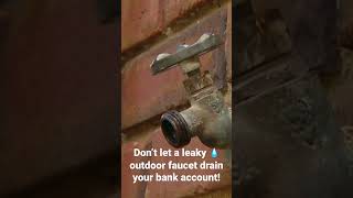 The FREE Way to Stop a Leaking Outdoor Faucet [upl. by Bowyer797]