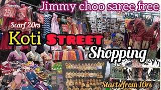 కోటి street shopping vlog  complete information kotishopping streetshopping hyderabadshopping [upl. by Wadsworth]