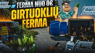 FERMA NUO 0 EURŲ  GIRTUOKLIŲ FERMA  Farming Simulator 22 [upl. by Ailime505]