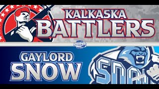 Kalkaska Battlers vs Gaylord Snow Military Appreciation Night 11112023 [upl. by Alul998]