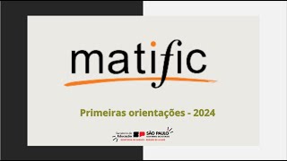 TUTORIAL MATIFIC 2024 [upl. by Constantin455]