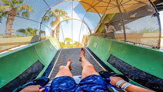 The Stinger Water Slide at Aquaventure Waterpark Dubai [upl. by Auqenwahs]