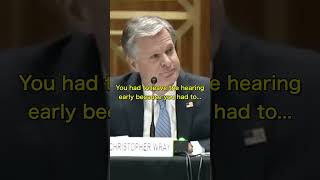 Sen Hawley EXPOSES FBI Director For Skipping Required Hearing To Take A LUXURY Vacation [upl. by Amme159]