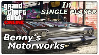 GTA 5 PC Mods BENNYS ORIGINAL MOTOR WORKS IN SINGLE PLAYER DeutschTutorial  MrHDFlash [upl. by Broome]