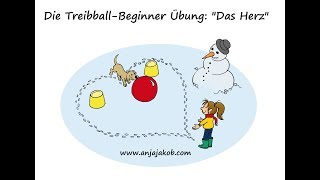 Treibball Beginner Übung  Das Herz [upl. by Sivolc]