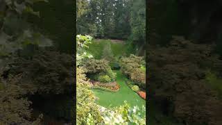 View from the monolith in the sunken garden at Butchart Gardens shorts [upl. by Kaliope211]