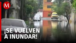 Fuertes lluvias dejan afectaciones en viviendas de Ecatepec Edomex [upl. by Verdi]