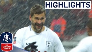 Llorente Hattrick Sees Spurs Through  Tottenham 61 Rochdale  Emirates FA Cup 201718 [upl. by Sension97]