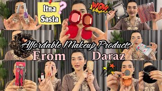 Affordable Makeup Products I Bought From Daraz RecentlyItni Sasti Kaisy [upl. by Adleme]