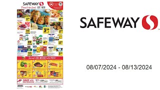 Safeway Weekly Ad US  08072024  08132024 [upl. by Pippas104]