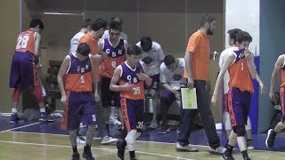 ÇANKAYA ÜNİVERSİTESİ SK  ÇAYYOLU BASKETBOL SK U14 AE  1 MAYIS 2018 [upl. by Goeger]