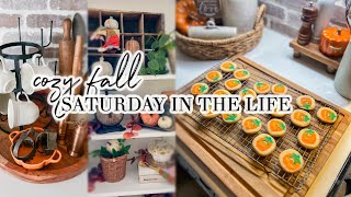 COZY FALL DAY IN THE LIFE  FARMERS MARKET COFFEE SHOPS amp ANTIQUING  CHARLOTTE GROVE FARMHOUSE [upl. by Ahsinra]