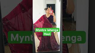 Karwachauth special Myntra lehenga karwachauth shortsvideo youtubeshorts myntrahaul minivlog [upl. by Redman]