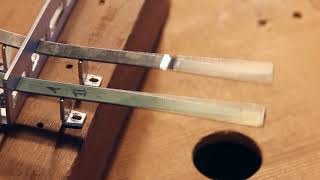 Kalimba tines Modifying the overtones [upl. by Airpal]