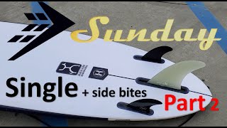 Firewire Machado Sunday Surfboard Review Part 2  Single Fin with side bites [upl. by Aehsan]