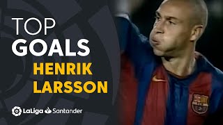 TOP 10 GOLES Henrik Larsson [upl. by Cornall]