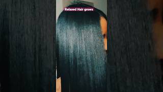 Relaxed Hair Grows  Healthy Relaxed Hair Care relaxedhaircare relaxedhair [upl. by Asiluy]