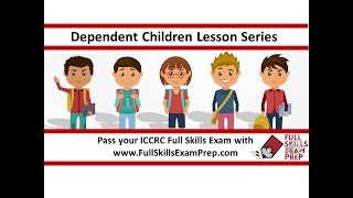 Dependent Children and your ICCRC Exam [upl. by Tuhn]