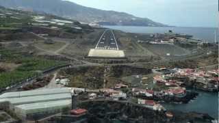 Cockpit Approach and Landing Boeing 737800 Transavia La Palma Canary Islands  copilot [upl. by Bolanger164]