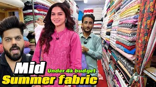 Under 4000 Budget Challenge  Trending Fabric Schiffli chikan kari amp Turkish Fabric  Designer dupes [upl. by Barvick]