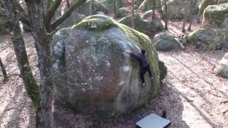 Fontainebleau bouldering  Controle technique 7c [upl. by Vincents]