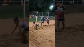 beach handball sudden passing ball beachhandball handball delhi goa GoAmiGo [upl. by Airtemak]