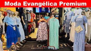 MODA CENTER SANTA CRUZ PE MODA EVANGÉLICA PREMIUM LINDAS SAIAS VESTIDOS E BLUSAS ARRUMADAS [upl. by Ahsetan]