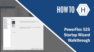 PowerFlex 525 Startup Wizard Walk through [upl. by Chaim]