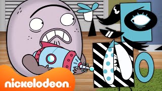 Rock Paper amp Scissors Do A Laser Heist 💥 BRAND NEW Scene  Nicktoons [upl. by Ardnasirhc]