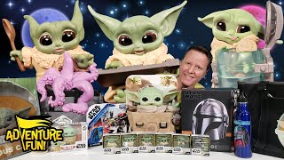 Baby Yoda the Child Mandalorian Yoda Collection Baby Yoda Toys Series 3 Adventure Fun Toy review [upl. by Stauder131]