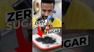 Zero Sugar Vs Normal Cold Drinks scienceexperiment science ashusir experiment health shorts [upl. by Erle]