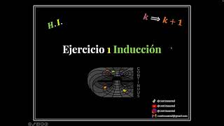 Ejercicio 1 Inducción Matemática [upl. by Grimbly]