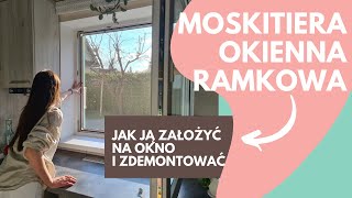 Moskitiera ramkowa na okno Nasze Domowe Pielesze [upl. by Anniken]