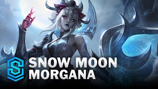 Snow Moon Morgana Skin Spotlight  League of Legends [upl. by Grassi]