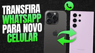 COMO TRANSFERIR o WHATSAPP para um NOVO CELULAR IPHONE para ANDROID [upl. by Anirtak]