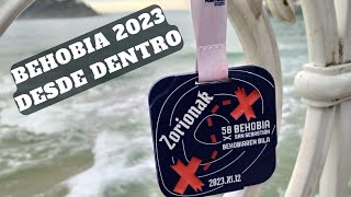 ¡Behobia 2023 desde dentro [upl. by Xuerd]