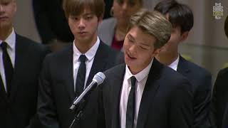 240918  Discurso de Namjoon en la Asamblea General de la ONU Sub Español [upl. by Rosenzweig786]