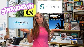 Are Ebook Subscriptions Worth It Kindle Unlimited vs Scribd vs Audible [upl. by Aslehc]