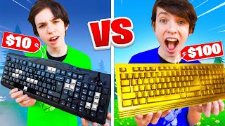 10 Keyboard vs 100 Keyboard Challenge  Fortnite [upl. by Arielle]